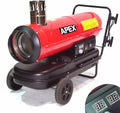 Apex Heizstrahler, 30KW, Schwarz, Indirekte Heizkanone Ölheizgebläse Heizgerät Bauheizer