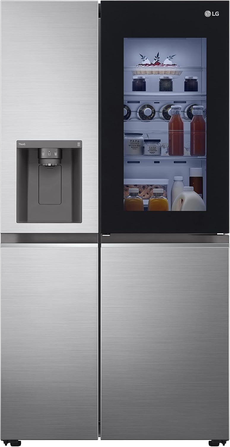 Réfrigérateur Kühlschrank, 179 x 91 cm, Silber, américain LG GSXV80PZLE Acier inoxydable