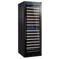 GGM Weinkühlschrank, 176,9 cm, 450 L, Schwarz, Gastro 2 Zonen 160 Flaschen