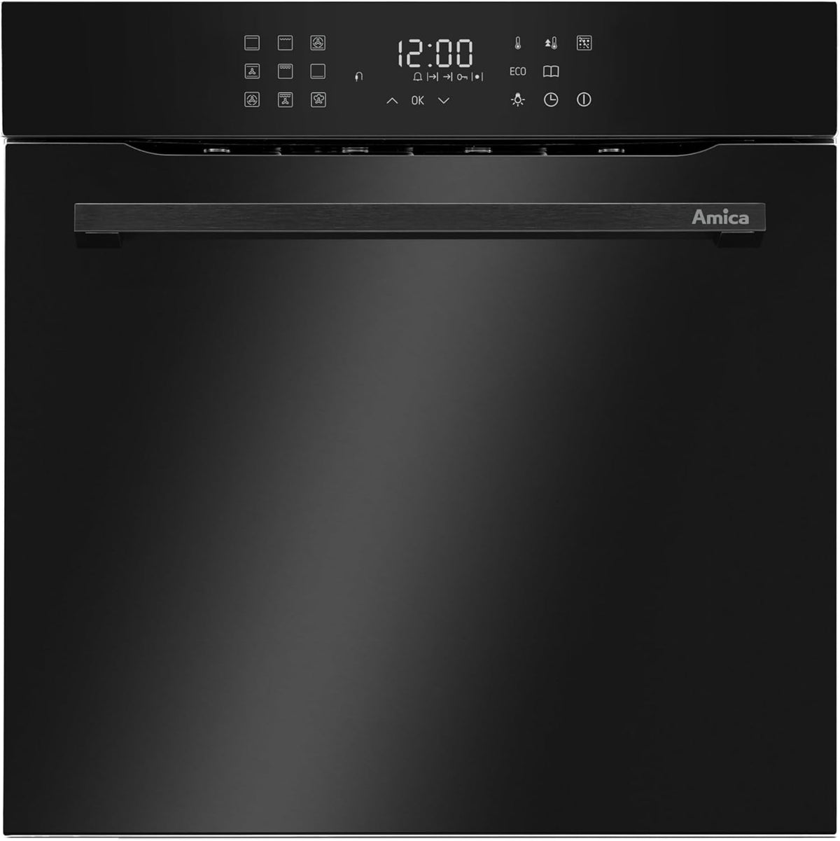 Amica Backofen, 60 cm, 870 V, 77 L, Schwarz