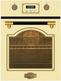 Kaiser Backofen, 45 cm, 50 L, Schwarz/Silber, Küchengeräte Einbau »EH 4796 ElfAD«, Retro, Autark, 9 Funktionen