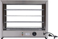 Wohnzimmerschrank 800 W, 800 Watt, 800 W, 220 V, Silber, Wärmeschrank Speisenwärmer, 4 Etagen Heiße Theke Warmhaltevitrine Aufsatzvitrine
