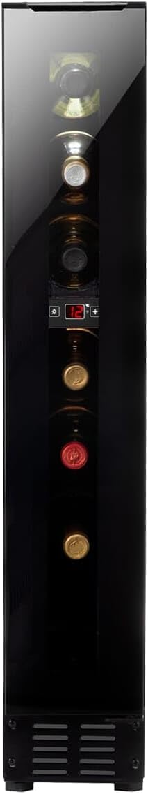 HÄFELE Weinkühlschrank, Schwarz, Assedo RUW12GB82d15a Stand-/Unterbau