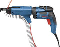 Bosch Professional Akkuschrauber, 6,0 mm, 701 W, Blau/Schwarz/Rot, GSR 6-45 TE + MA 55, Nennaufnahmeleistung, Bohrschrauben-Ø