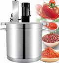 Automatische Gasherd, Schwarz, Suppenrührmaschine, Einstellbare Geschwindigkeit Lebensmittelmixer für Hot Pot, Soße & Suppenzubereitung