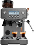 Cecotec Kaffeemaschine, 2200 W, 20Bar, 2,1 L, Silber/Schwarz, Barista Siebträgermaschine Power Espresso 20 Barista Steel