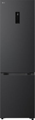 LG Kühl-Gefrierkombination, 375 L, Schwarz, GBBS727AEV Fit&Max Kühl-/Gefrierkombination (, Energieklasse A) vollintegrierbar oder freistehend