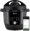 Instant Pot Multikocher, 5,7 l, Schwarz, Plus 9-in-1-, Gebürsteter Edelstahl, Schnellkochtopf, Schongarer, Reiskocher