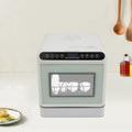 KumuJ Tischgeschirrspüler, 1100 W, 6 L, Weiß, Mini Tragbar Geschirrspüler mit 4 Programmen