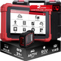 LAUNCH OBD-II Diagnosewerkzeuge, Schwarz/Rot, EUROPE CRP 919 MAX OBD2 Diagnosegerät Auto für alle, Fehlerauslesegerät KFZ