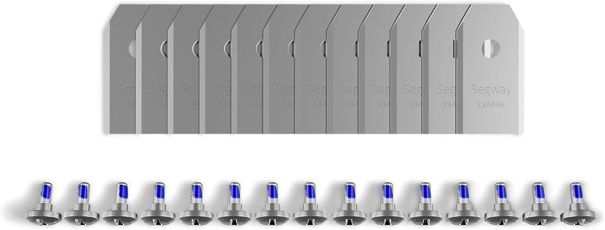 Segway Mähroboter, Silber, Navimow Klingen Ersatzmesser Plus (12 Stück) für i105E, i108E, i205 AWD, i208 AWD, i208 LiDAR