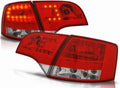 Tuning-Tec Rücklicht-Komplettsets, rot, LED Rückleuchten Set weiß für Audi A4 B7 11.2004-03.08 AVANT