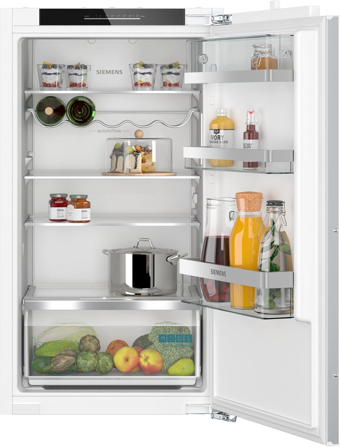 Siemens Kühlschrank, 102,5 x 56 cm, 165 L, Weiß, KI31RADD1 iQ500, Einbau-, Nische, Made in Germany, sehr Leise