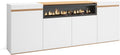Skraut Home Buffetschrank, Schwarz