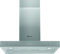 Bauknecht Dunstabzugshaube, 60 cm, Silber, DBHBS 64 LM X Wandesse / / Für Abluft- und Umluftbetrieb