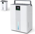 RELAX4LIFE Luftentfeuchter, 35 L, 50 m, 5,3 L, ABS, Weiß, Mobiler, /24 H, Abdeckung von ², Entfeuchter elektrisch mit 3 Modi