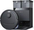 ECOVACS Saugroboter, Schwarz, DEEBOT T30C Omni Gen2, mit Wischfunktion, 25.000 Pa, OZMO Turbo 2.0 Wischen, ZeroTangle 3.0 Anti-Verheddern