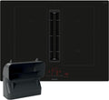 Siemens Kochfeld, 70 cm, Schwarz, iQ500 -Set mit Dunstabzug rahmenlos ED711HGA6