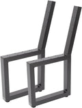 Bentatec Sitzbank, Schwarz, Bankgestell Bank Stuhl Esstisch Sitzecke Metall DIY Gestell, matt RAL 9005)