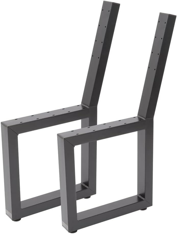 Bentatec Sitzbank, Schwarz, Bankgestell Bank Stuhl Esstisch Sitzecke Metall DIY Gestell, matt RAL 9005)