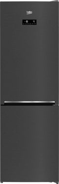 Beko Kühlschrank, 323 l, Silber, RCNE366E70ZXBRN bPRO700 freistehend, großer, Gesamtrauminhalt, HarvestFresh, NoFrost