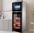 RETRIN Sterilisatoren, 129 cm, Grau, Kommerzieller Professioneller Geschirrtrockner Mit Einer, Sterilisator Für Löffel Und Gabel