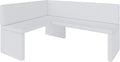 Eckbank Sitzbank, 128x168 cm, Braun, Akiko Corner Bench - gruppe für Ihrem Esszimmer, Küche modern, Sitzecke, Links)