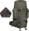 TACWRK Wanderrucksäcke, 52 L, Weiß, x Tasmanian Tiger TT Raid Pack MK3 Oliv mit , Molle System kompatibel und Trinksystem-Vorbereitung